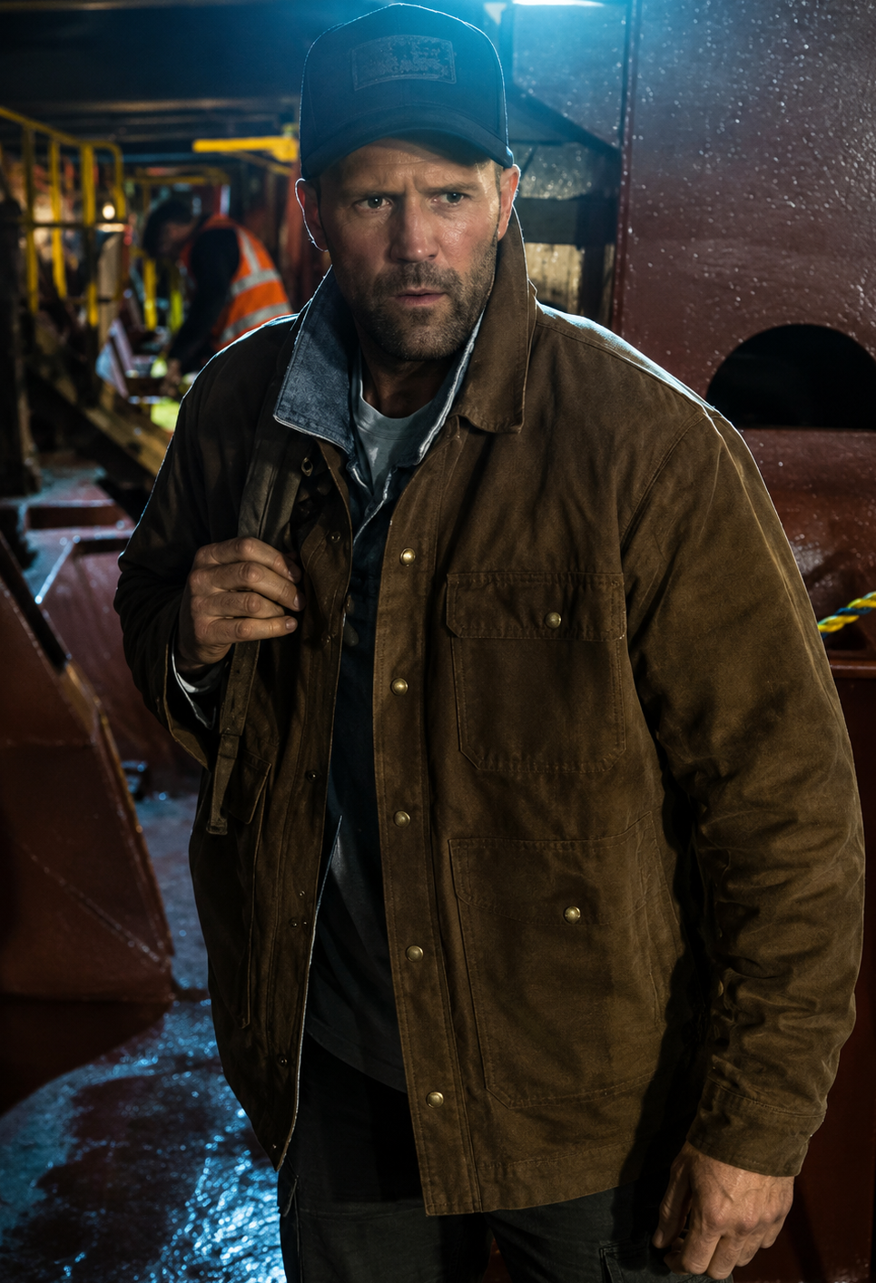 Mutiny Jason Statham Brown Jacket - Image 1